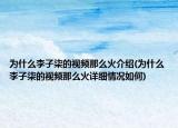 為什么李子柒的視頻那么火介紹(為什么李子柒的視頻那么火詳細(xì)情況如何)