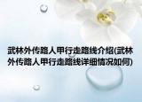 武林外傳路人甲行走路線介紹(武林外傳路人甲行走路線詳細(xì)情況如何)