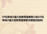 CF玩家減少最大的敗筆是哪里介紹(CF玩家減少最大的敗筆是哪里詳細情況如何)