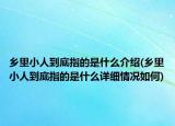 鄉(xiāng)里小人到底指的是什么介紹(鄉(xiāng)里小人到底指的是什么詳細(xì)情況如何)