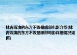 林青霞演的東方不敗是哪部電影介紹(林青霞演的東方不敗是哪部電影詳細(xì)情況如何)