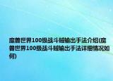 魔獸世界100級(jí)戰(zhàn)斗賊輸出手法介紹(魔獸世界100級(jí)戰(zhàn)斗賊輸出手法詳細(xì)情況如何)