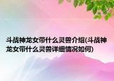 斗戰(zhàn)神龍女帶什么靈獸介紹(斗戰(zhàn)神龍女帶什么靈獸詳細情況如何)
