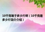 10千克等于多少斤?。?0千克是多少斤簡介介紹）