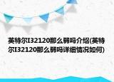英特爾I32120那么弱嗎介紹(英特爾I32120那么弱嗎詳細(xì)情況如何)
