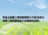 泡芙小姐第三季的劇情簡(jiǎn)介介紹(泡芙小姐第三季的劇情簡(jiǎn)介詳細(xì)情況如何)