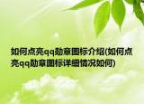 如何點(diǎn)亮qq勛章圖標(biāo)介紹(如何點(diǎn)亮qq勛章圖標(biāo)詳細(xì)情況如何)