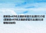 諾基亞x6手機主題的安裝方法[圖文]介紹(諾基亞x6手機主題的安裝方法[圖文]詳細情況如何)