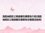 洛陽澗西區(qū)公租房都在哪里有介紹(洛陽澗西區(qū)公租房都在哪里有詳細(xì)情況如何)