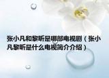 張小凡和黎昕是哪部電視?。◤埿》怖桕渴鞘裁措娨暫喗榻榻B）