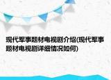 現代軍事題材電視劇介紹(現代軍事題材電視劇詳細情況如何)
