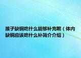 孩子缺銅吃什么能夠補(bǔ)充呢（體內(nèi)缺銅應(yīng)該吃什么補(bǔ)簡介介紹）
