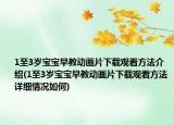 1至3歲寶寶早教動(dòng)畫片下載觀看方法介紹(1至3歲寶寶早教動(dòng)畫片下載觀看方法詳細(xì)情況如何)