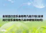 全球流行音樂金榜有幾屆介紹(全球流行音樂金榜有幾屆詳細情況如何)