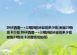 DNF西南一+13鍛8的冰耀值多少錢(附魔23物攻卡介紹 DNF西南一+13鍛8的冰耀值多少錢 附魔23物攻卡詳細情況如何)