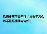 馬桶皮塞子吸不?。ㄆごё釉趺次蛔●R桶簡介介紹）