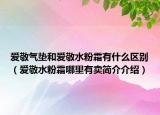 愛(ài)敬氣墊和愛(ài)敬水粉霜有什么區(qū)別（愛(ài)敬水粉霜哪里有賣簡(jiǎn)介介紹）