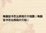 電腦顯卡怎么拆簡介介紹圖（電腦顯卡怎么拆簡介介紹）