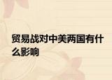 貿(mào)易戰(zhàn)對中美兩國有什么影響