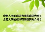 帶有人字的成語(yǔ)有哪些成語(yǔ)大全（含有人字的成語(yǔ)有哪些簡(jiǎn)介介紹）