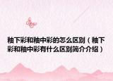 釉下彩和釉中彩的怎么區(qū)別（釉下彩和釉中彩有什么區(qū)別簡(jiǎn)介介紹）