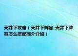 天井下攻略（天井下陣容-天井下陣容怎么搭配簡(jiǎn)介介紹）