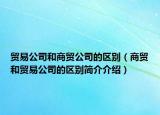 貿(mào)易公司和商貿(mào)公司的區(qū)別（商貿(mào)和貿(mào)易公司的區(qū)別簡(jiǎn)介介紹）