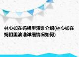 林心如在媽祖里演誰介紹(林心如在媽祖里演誰詳細情況如何)