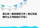 男公關一般在哪里工作（男公關是做什么工作的簡介介紹）