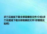 求蘭花魔域下載全部需要的文件!介紹(求蘭花魔域下載全部需要的文件!詳細(xì)情況如何)