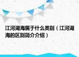 江河湖海屬于什么類別（江河湖海的區(qū)別簡(jiǎn)介介紹）
