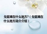 戈壁灘在什么地方?（戈壁灘在什么地方簡介介紹）