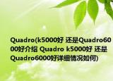 Quadro(k5000好 還是Quadro6000好介紹 Quadro k5000好 還是Quadro6000好詳細情況如何)