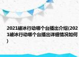 2021破冰行動(dòng)哪個(gè)臺(tái)播出介紹(2021破冰行動(dòng)哪個(gè)臺(tái)播出詳細(xì)情況如何)