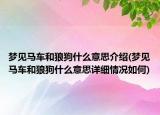 夢見馬車和狼狗什么意思介紹(夢見馬車和狼狗什么意思詳細(xì)情況如何)