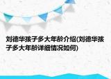 劉德華孩子多大年齡介紹(劉德華孩子多大年齡詳細(xì)情況如何)