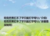 坦克世界打不了字只能打字母\