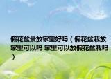 假花盆景放家里好嗎（假花盆栽放家里可以嗎 家里可以放假花盆栽嗎）