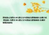想知道:(合肥市 801路公交車路線合肥最新的 在哪介紹 想知道: 合肥市 801路公交車路線合肥最新的 在哪詳細情況如何)