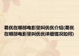 葛優(yōu)在哪部電影里叫優(yōu)優(yōu)介紹(葛優(yōu)在哪部電影里叫優(yōu)優(yōu)詳細(xì)情況如何)