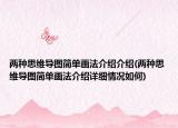 兩種思維導(dǎo)圖簡單畫法介紹介紹(兩種思維導(dǎo)圖簡單畫法介紹詳細(xì)情況如何)