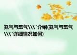 氨氣與氧氣\