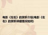 電影《左右》的賞析介紹(電影《左右》的賞析詳細(xì)情況如何)
