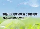 蔥是什么氣味和味道（蔥的氣味是怎樣的簡介介紹）