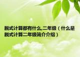 脫式計(jì)算都有什么,二年級(jí)（什么是脫式計(jì)算二年級(jí)簡介介紹）