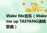 Wake Me音樂（Wake me up TAEYANG演唱歌曲）