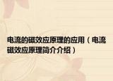 電流的磁效應(yīng)原理的應(yīng)用（電流磁效應(yīng)原理簡(jiǎn)介介紹）