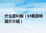 什么是kt板（kt板是啥簡介介紹）