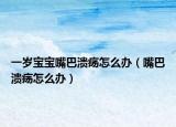 一歲寶寶嘴巴潰瘍?cè)趺崔k（嘴巴潰瘍?cè)趺崔k）