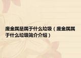 廢金屬是屬于什么垃圾（廢金屬屬于什么垃圾簡介介紹）